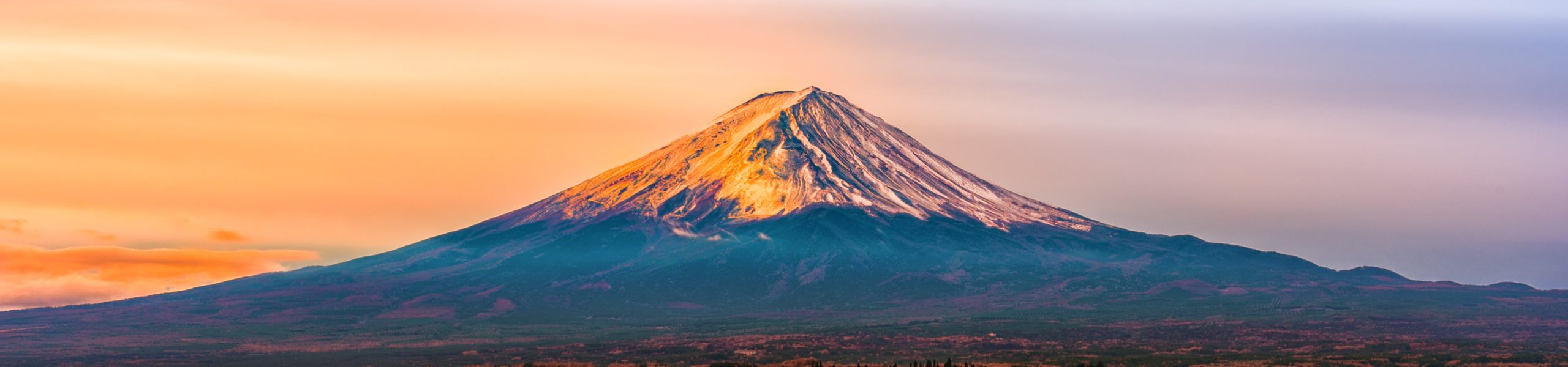 Mount Fuji at sunset